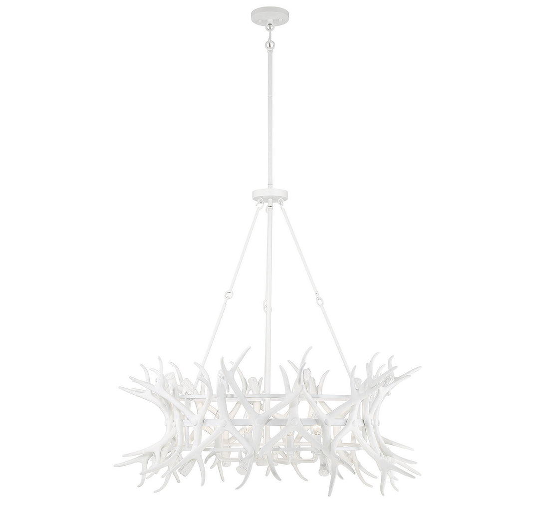 Savoy House Daniels 1-1760-8-80 Chandelier Light - Matte White