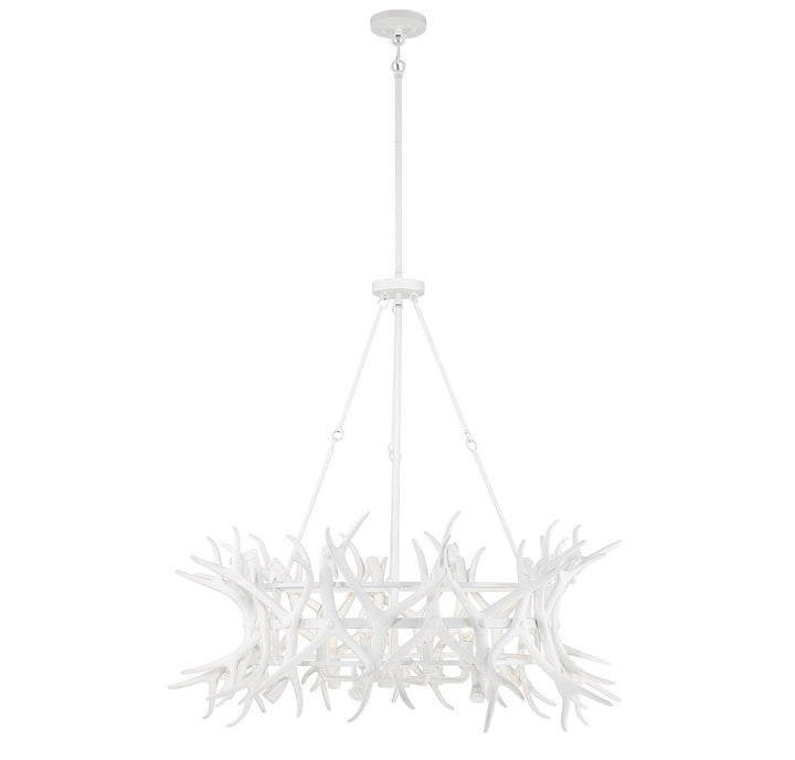 Savoy House Daniels 1-1760-8-80 Chandelier Light - Matte White