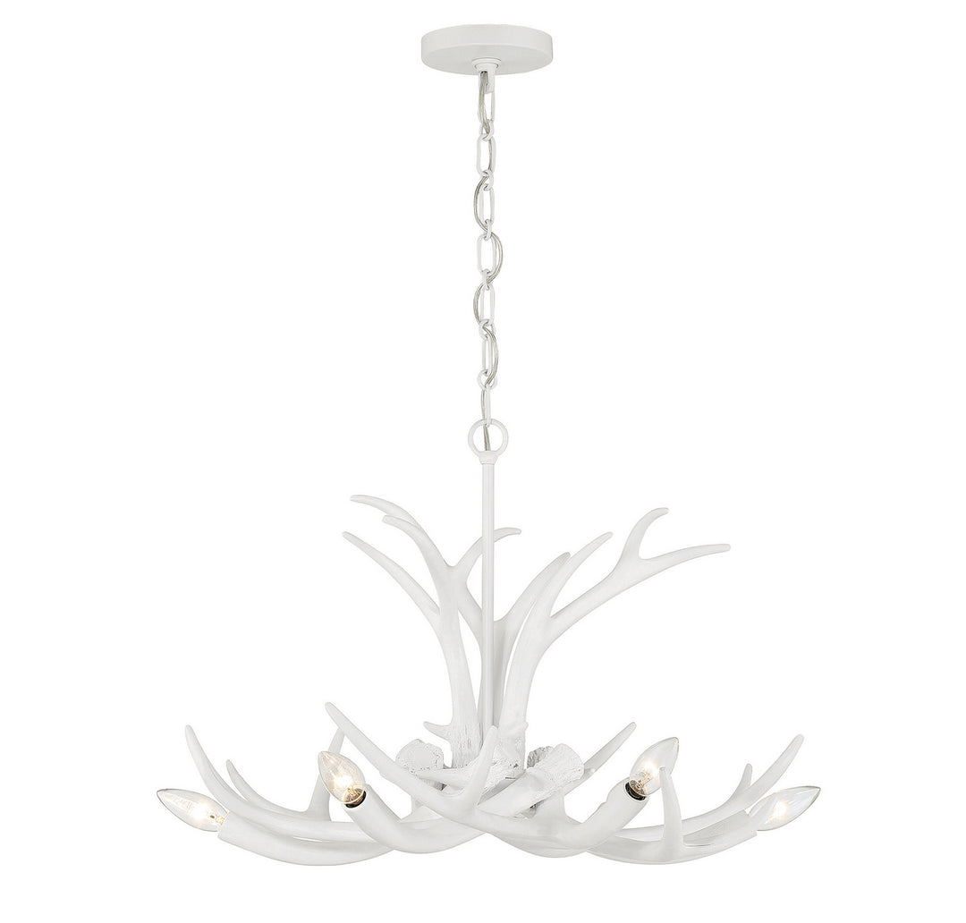 Savoy House Daniels 1-1761-6-80 Chandelier Light - Matte White