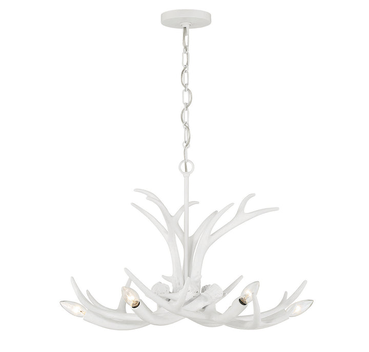 Savoy House Daniels 1-1761-6-80 Chandelier Light - Matte White