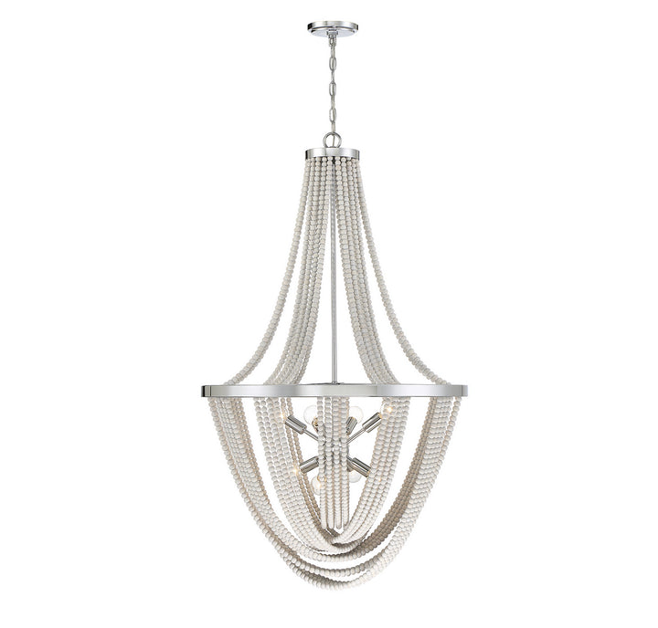 Savoy House Contessa 1-1766-8-110 Chandelier Light - Polished Chrome