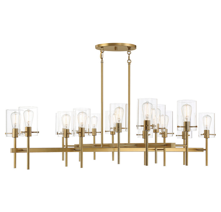Savoy House Vista 1-1800-16-171 Pendant Light - Burnished Brass