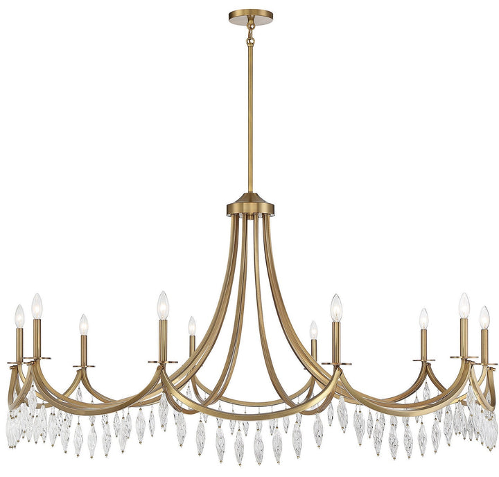Savoy House Kameron 1-1805-10-322 Chandelier Light - Warm Brass