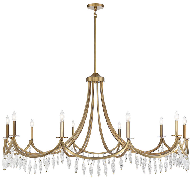 Savoy House Kameron 1-1805-10-322 Chandelier Light - Warm Brass