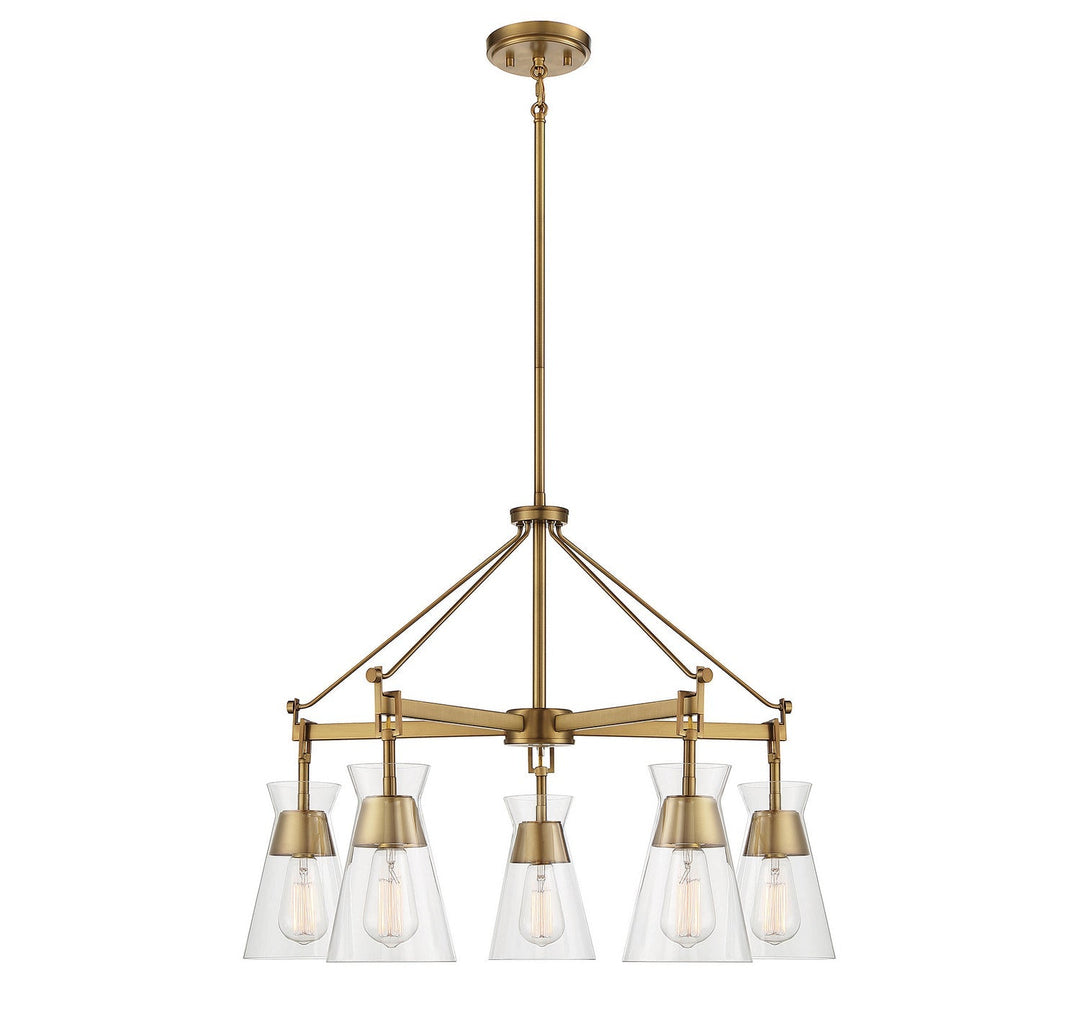 Savoy House Lakewood 1-1832-5-322 Chandelier Light - Warm Brass