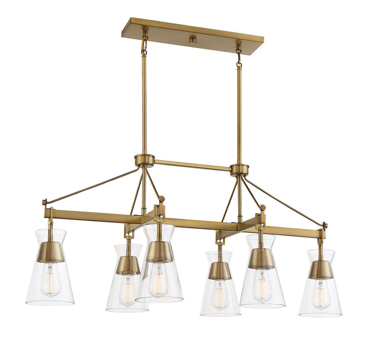 Savoy House Lakewood 1-1833-6-322 Pendant Light - Warm Brass
