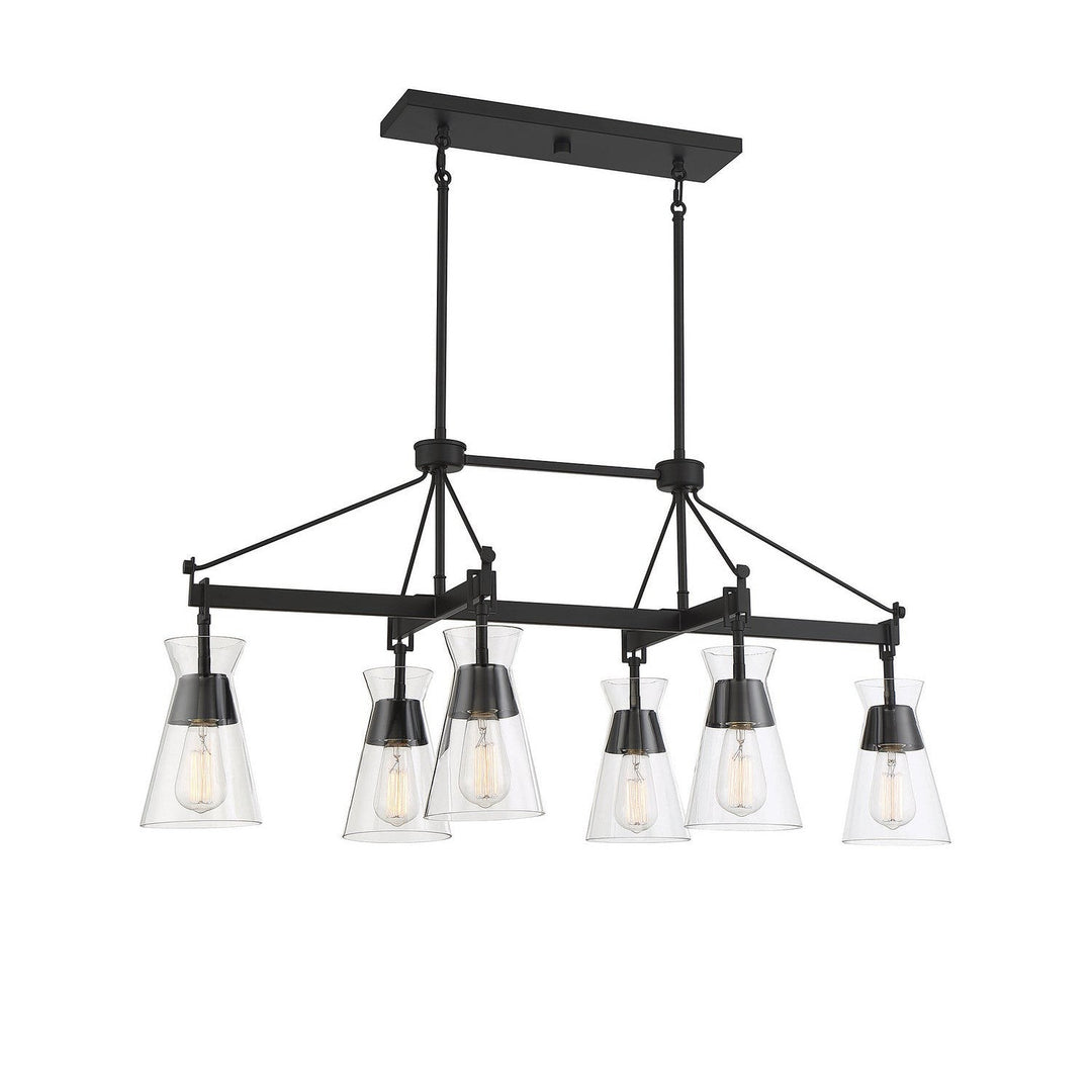 Savoy House Lakewood 1-1833-6-89 Pendant Light - Matte Black