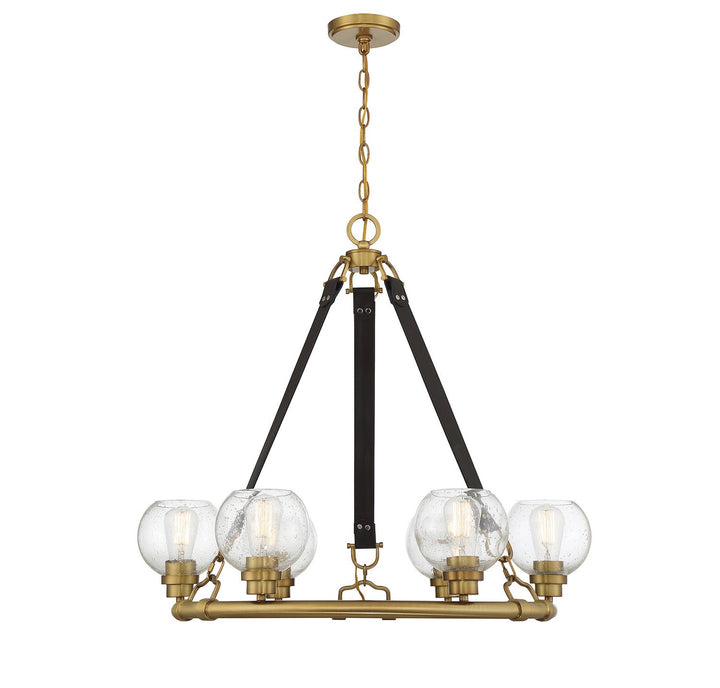 Savoy House Bozeman 1-1838-6-322 Chandelier Light - Warm Brass