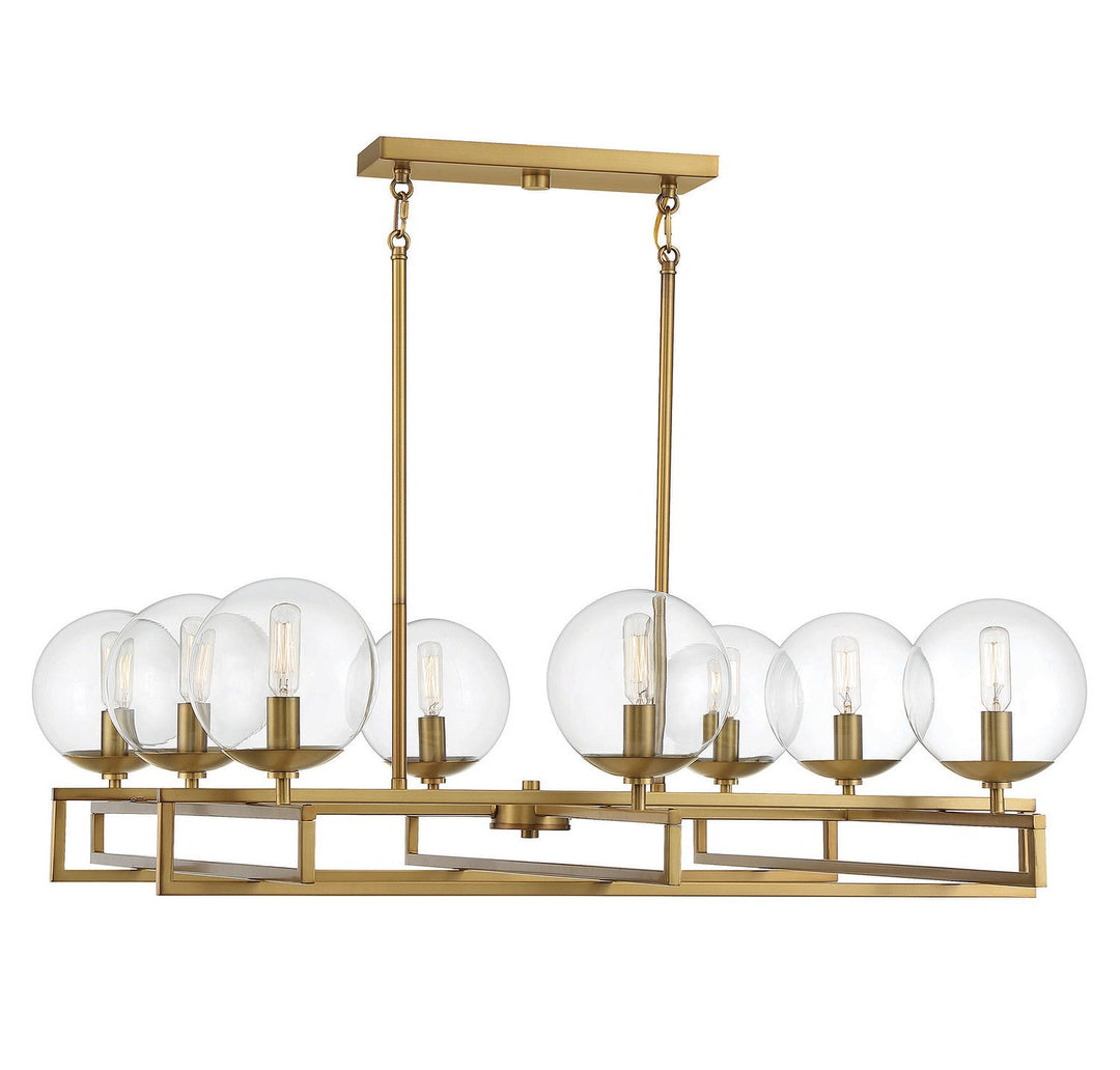 Savoy House Crosby 1-1861-8-322 Chandelier Light - Warm Brass