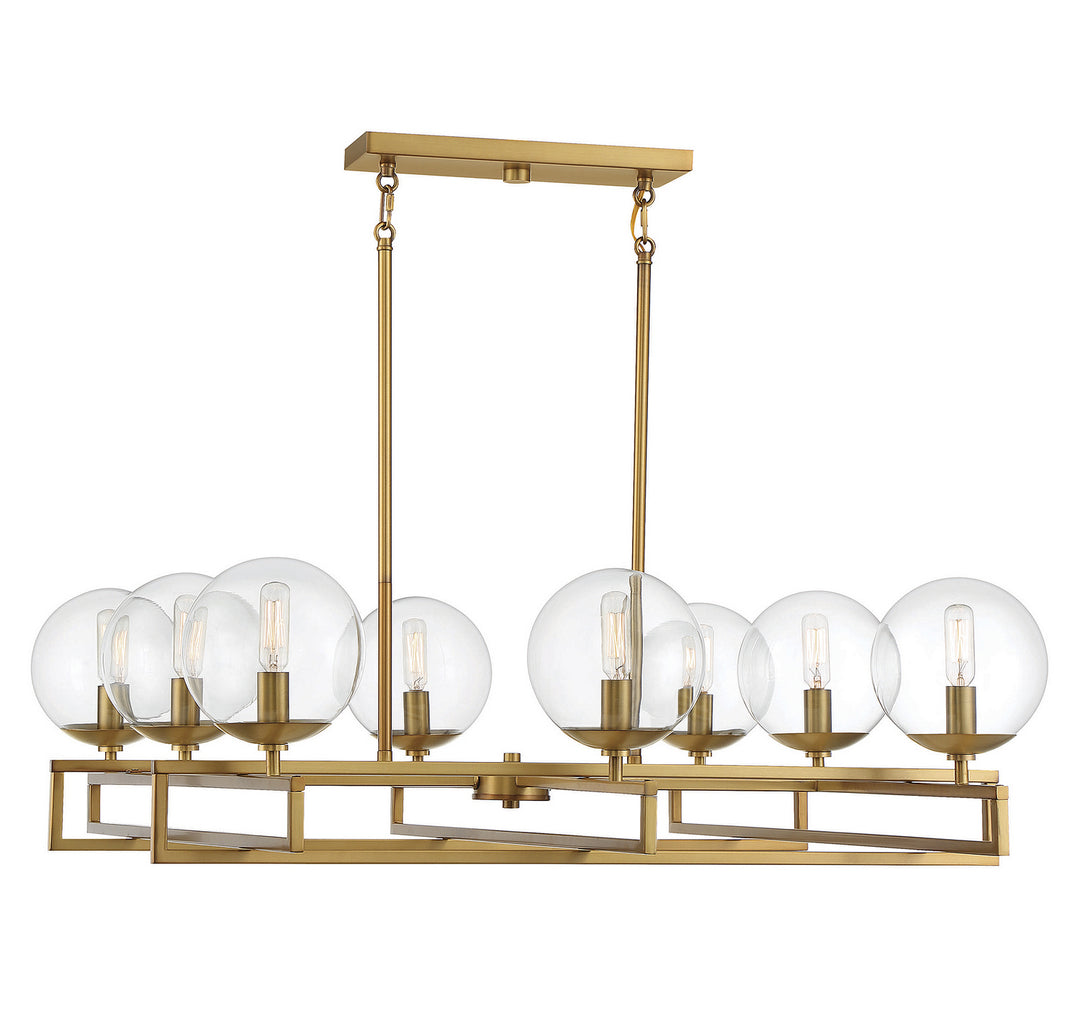 Savoy House Crosby 1-1861-8-322 Chandelier Light - Warm Brass