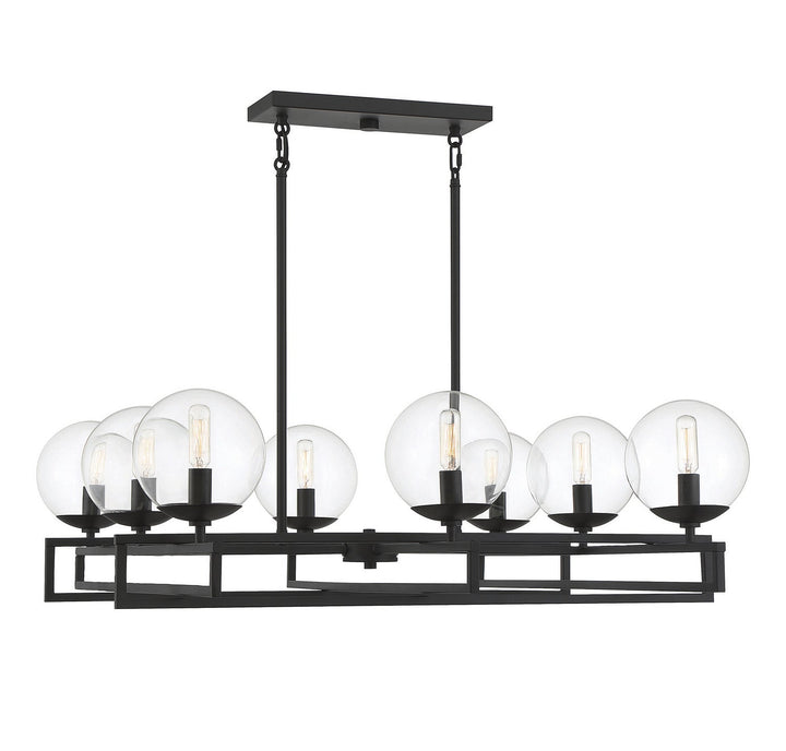 Savoy House Crosby 1-1861-8-89 Chandelier Light - Matte Black