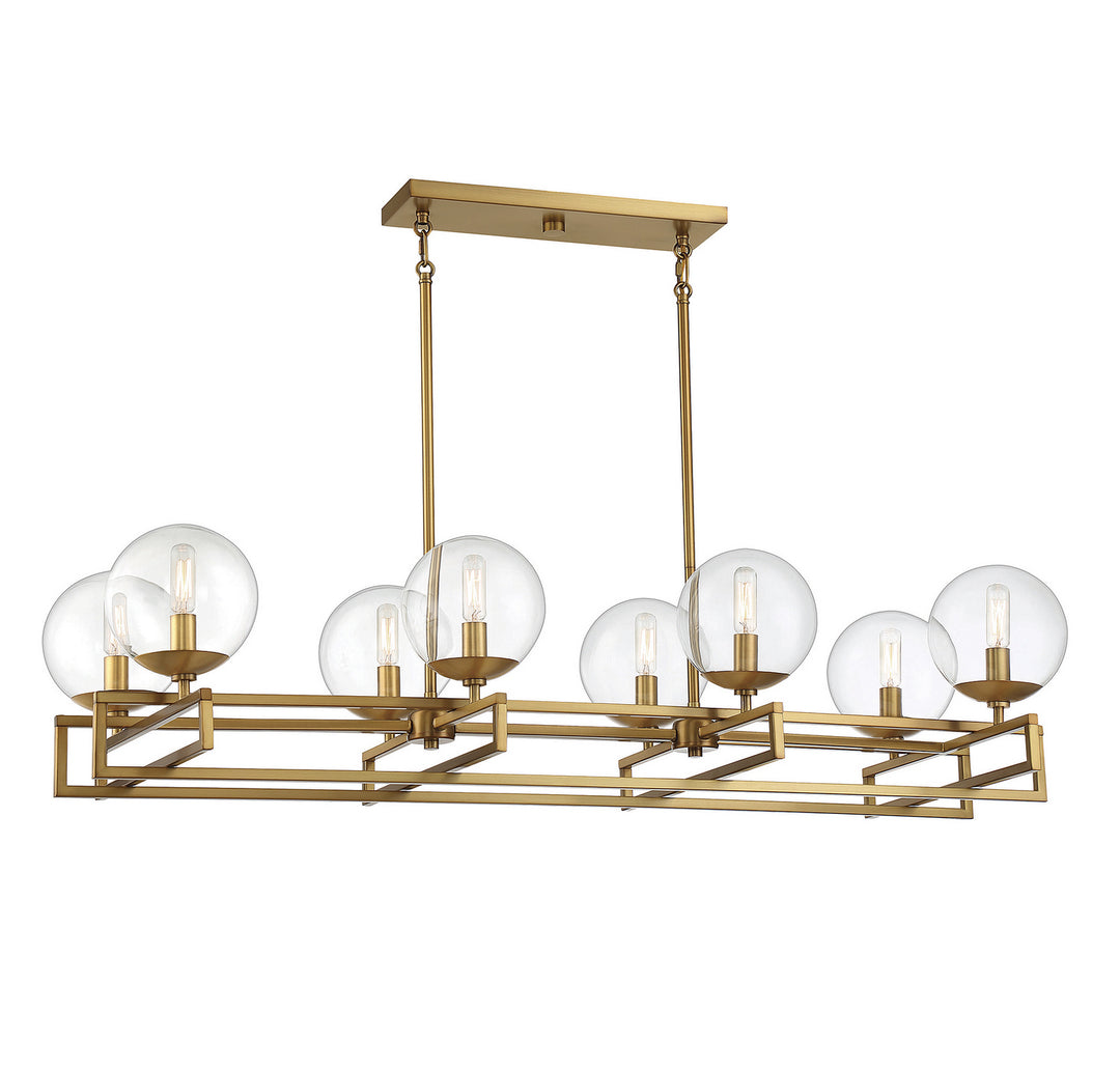 Savoy House Crosby 1-1862-8-322 Chandelier Light - Warm Brass