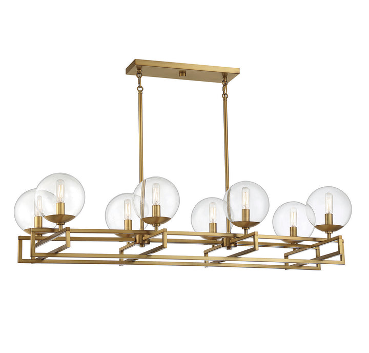 Savoy House Crosby 1-1862-8-322 Chandelier Light - Warm Brass