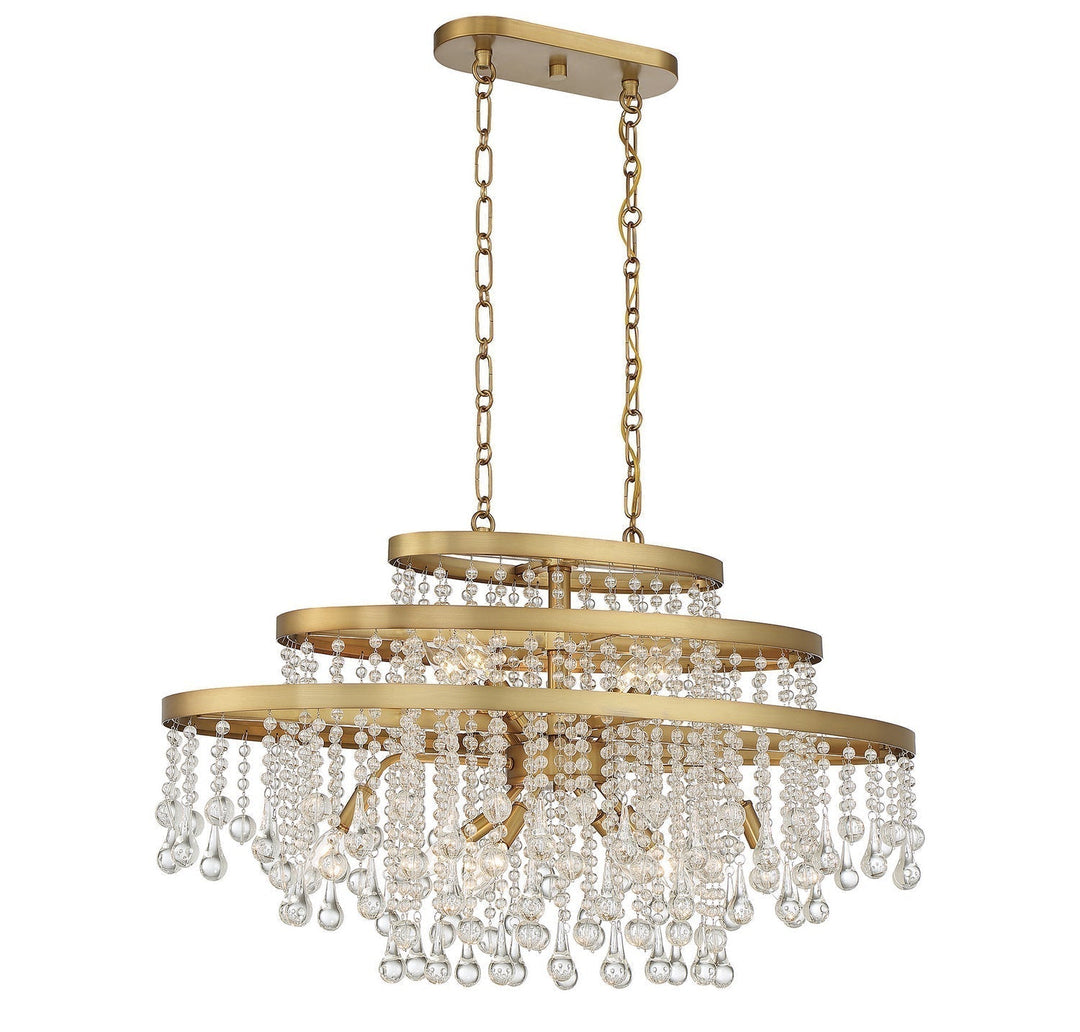 Savoy House Luna 1-1867-10-322 Chandelier Light - Warm Brass