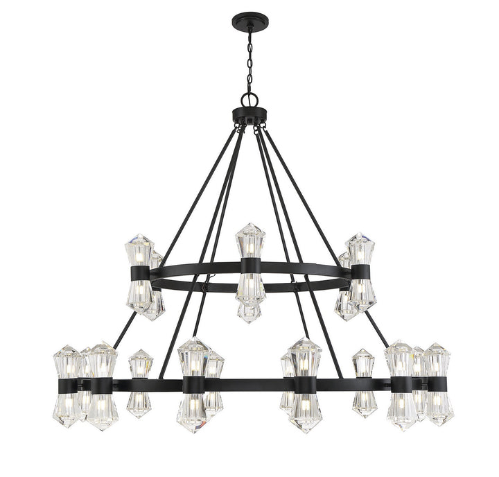 Savoy House Dryden 1-1938-36-89 Chandelier Light - Matte Black