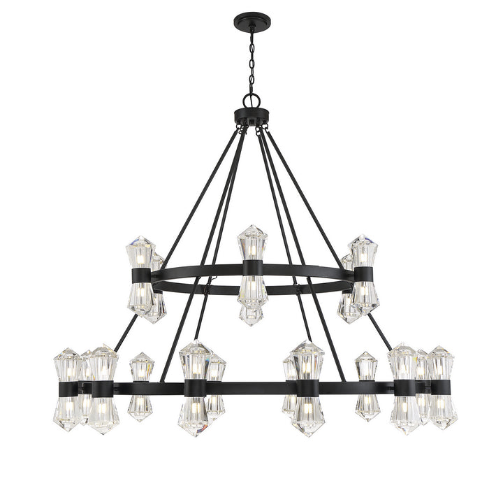 Savoy House Dryden 1-1938-36-89 Chandelier Light - Matte Black