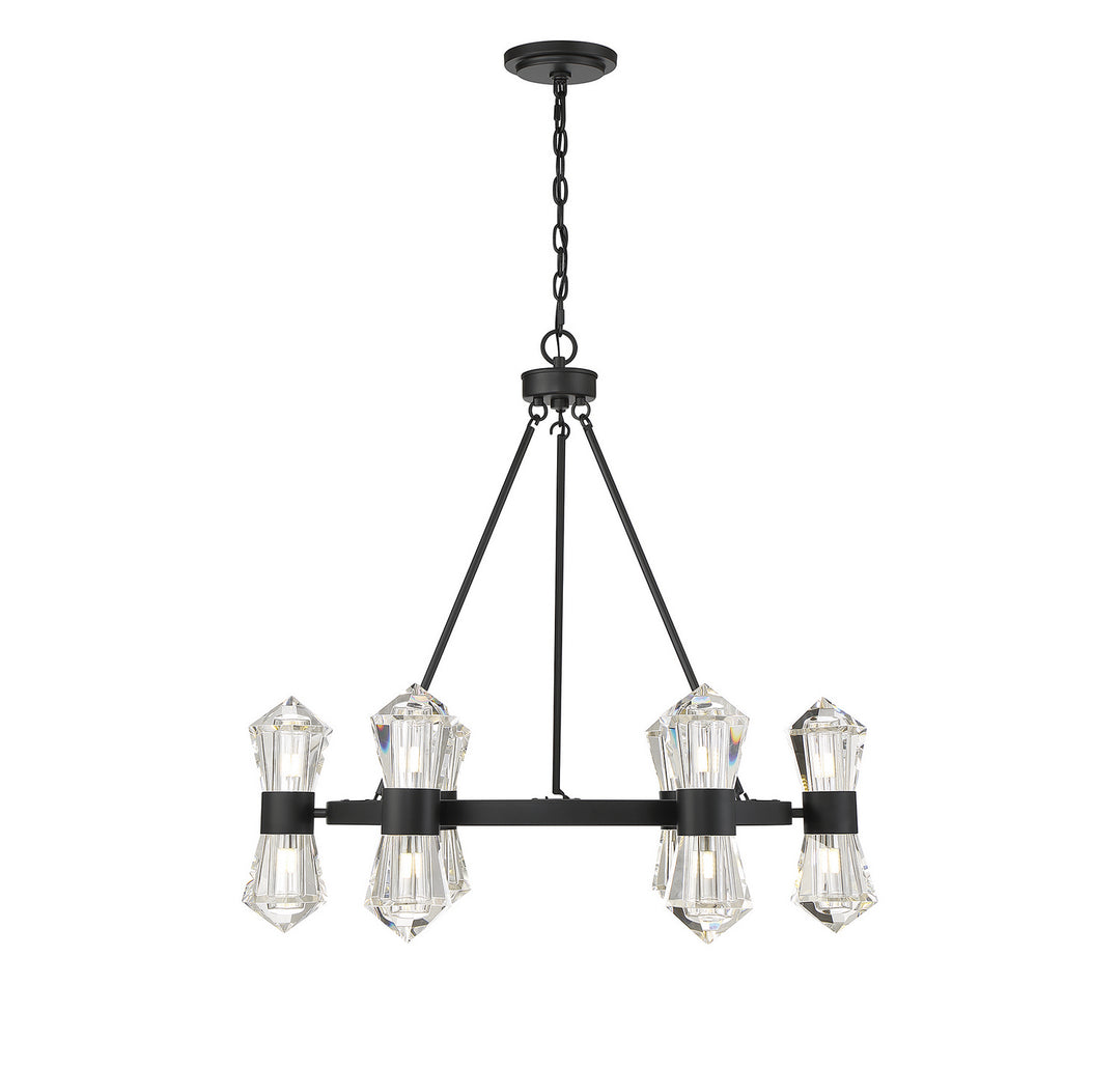 Savoy House Dryden 1-1939-12-89 Chandelier Light - Matte Black