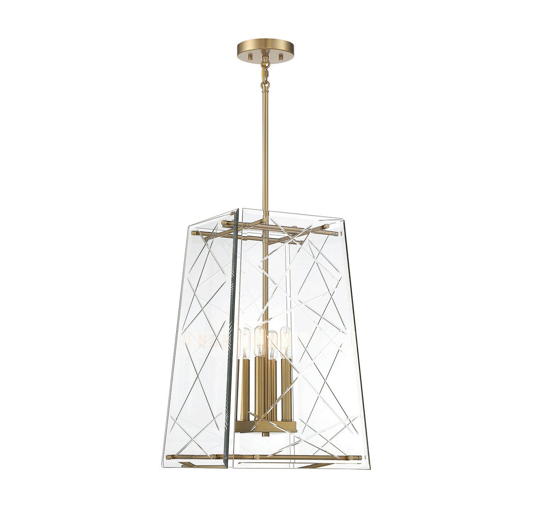 Savoy House Kole 3-1617-4-322 Pendant Light - Warm Brass