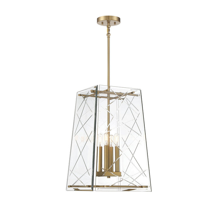 Savoy House Kole 3-1617-4-322 Pendant Light - Warm Brass