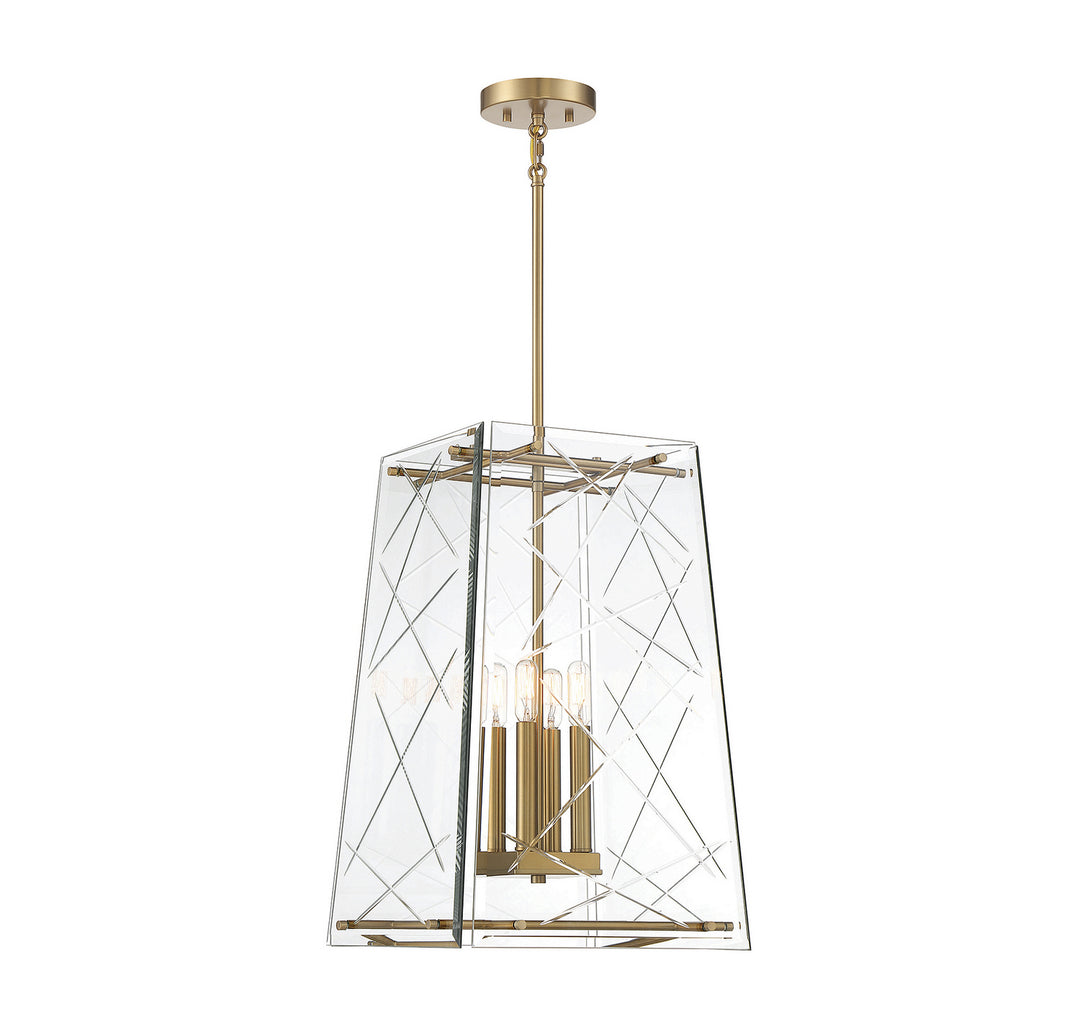 Savoy House Kole 3-1617-4-322 Pendant Light - Warm Brass