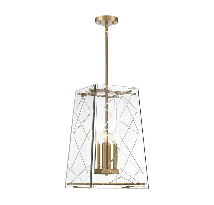 Savoy House Kole 3-1617-4-322 Pendant Light - Warm Brass