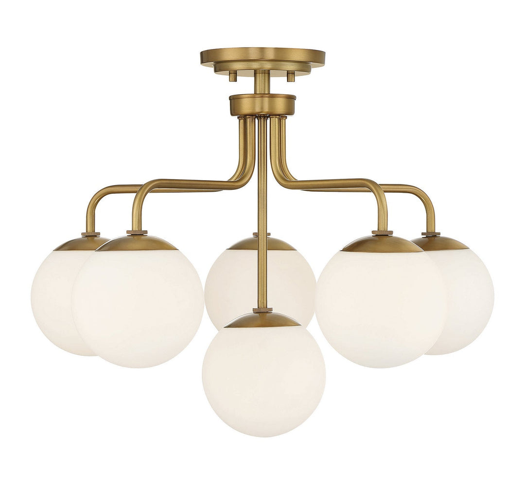 Savoy House Marco 6-1950-6-322 Ceiling Light - Warm Brass