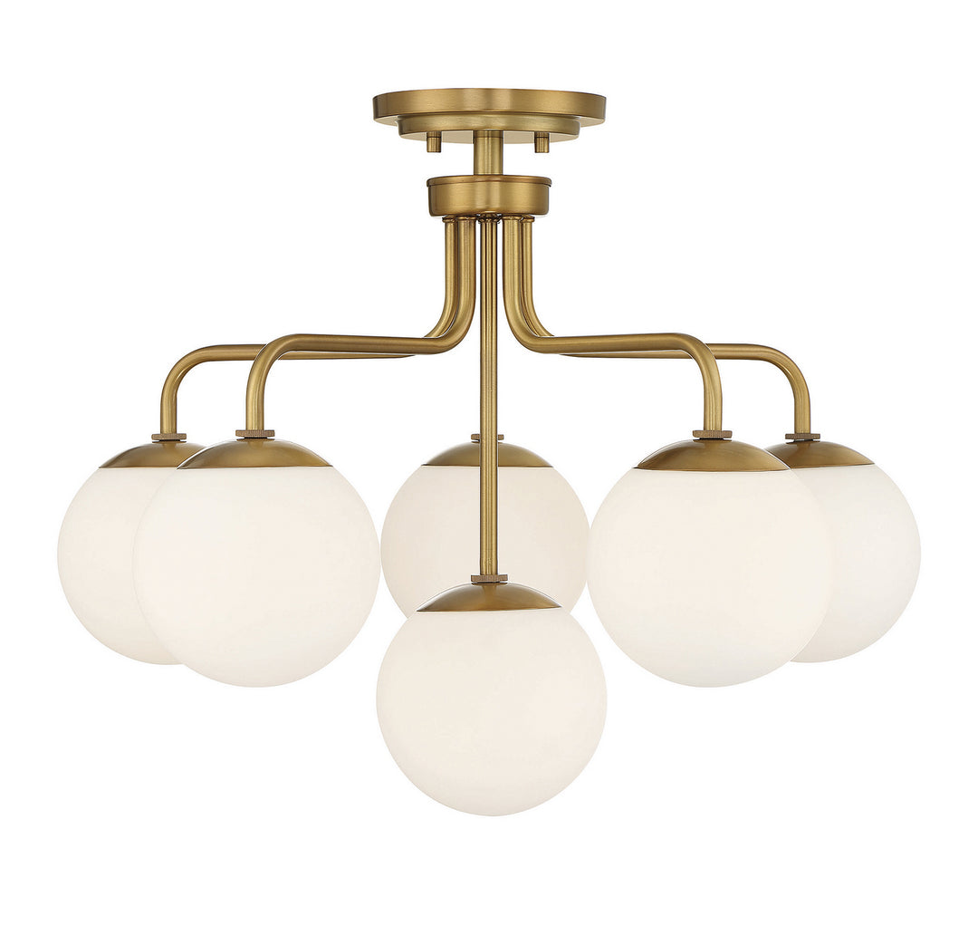 Savoy House Marco 6-1950-6-322 Ceiling Light - Warm Brass
