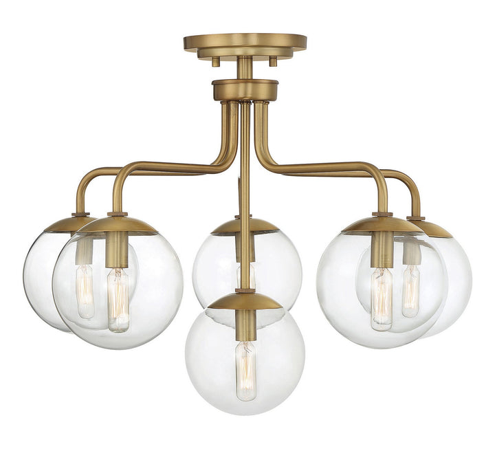 Savoy House Marco 6-1951-6-322 Ceiling Light - Warm Brass