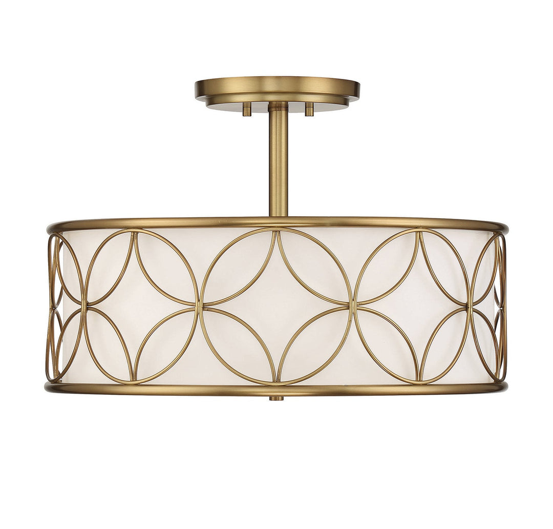 Savoy House Reid 6-1953-4-322 Ceiling Light - Warm Brass