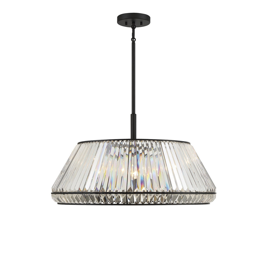 Savoy House Pyramid 7-1610-6-89 Pendant Light - Matte Black