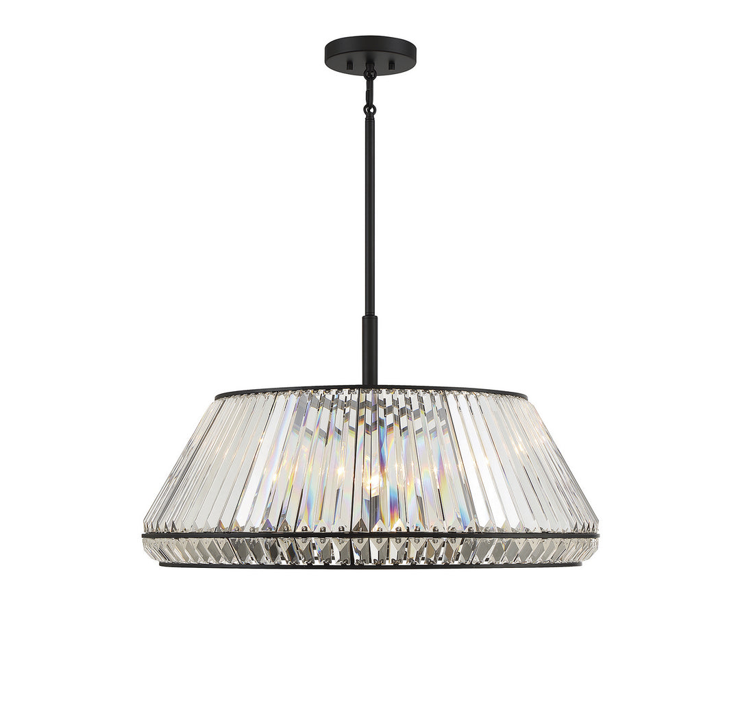 Savoy House Pyramid 7-1610-6-89 Pendant Light - Matte Black
