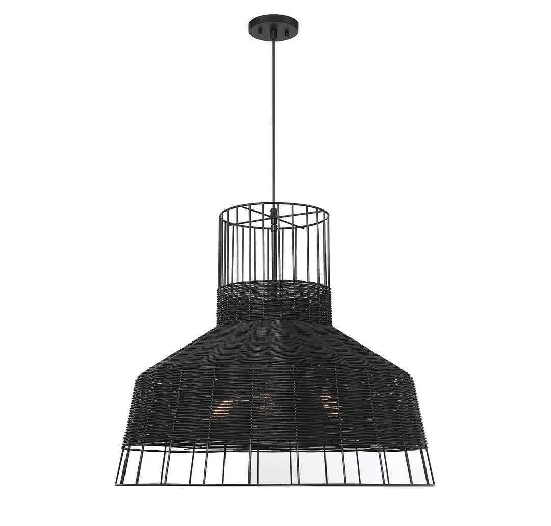 Savoy House Pampas 7-1657-3-89 Pendant Light - Matte Black