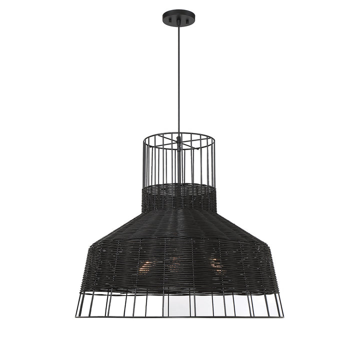 Savoy House Pampas 7-1657-3-89 Pendant Light - Matte Black