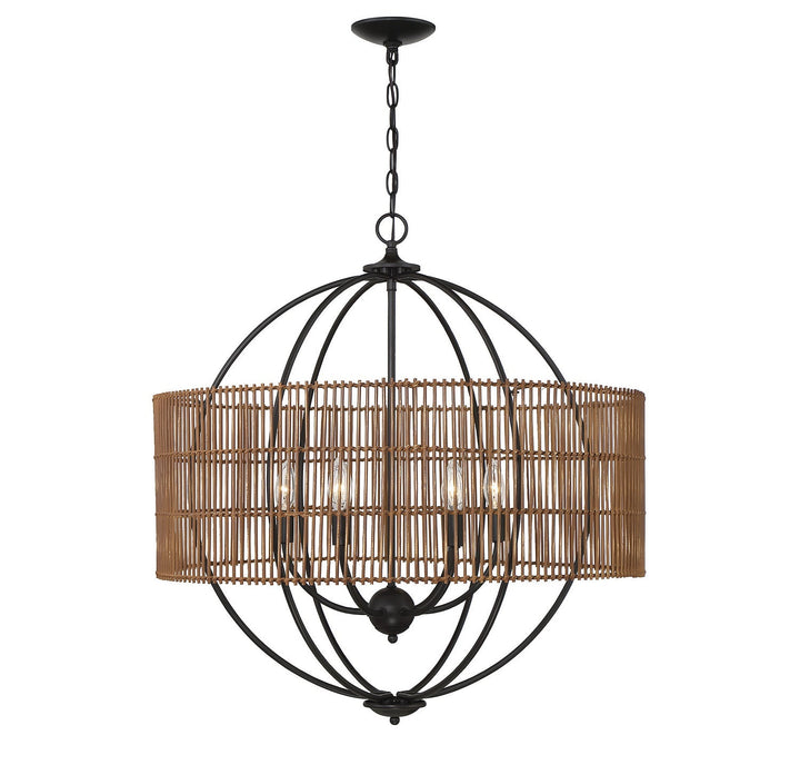 Savoy House Florasian 7-1703-6-13 Chandelier Light - English Bronze