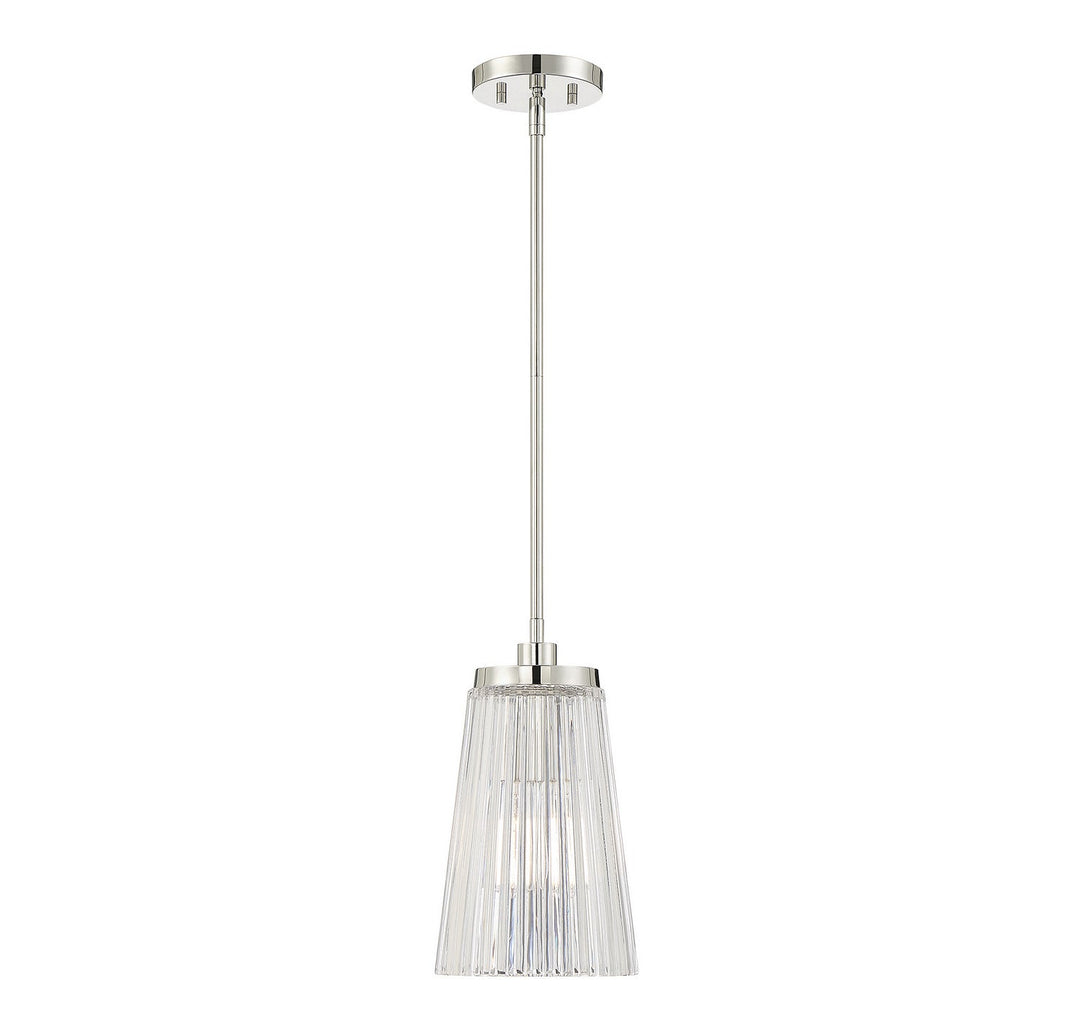 Savoy House Chantilly 7-1742-1-109 Pendant Light - Polished Nickel