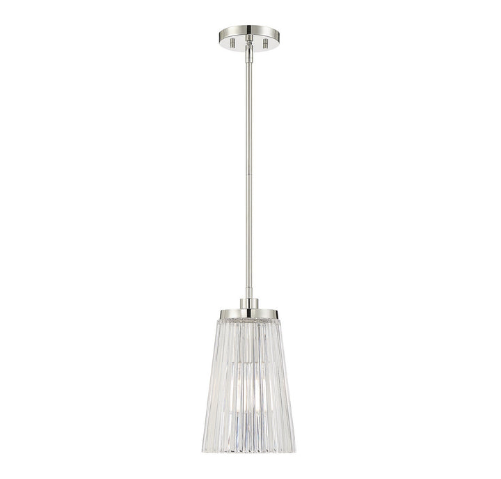 Savoy House Chantilly 7-1742-1-109 Pendant Light - Polished Nickel