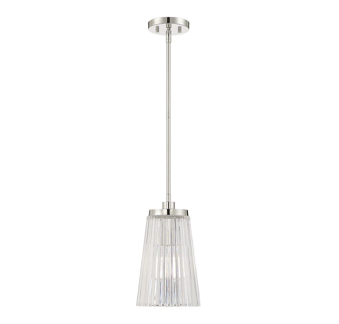Savoy House Chantilly 7-1742-1-109 Pendant Light - Polished Nickel