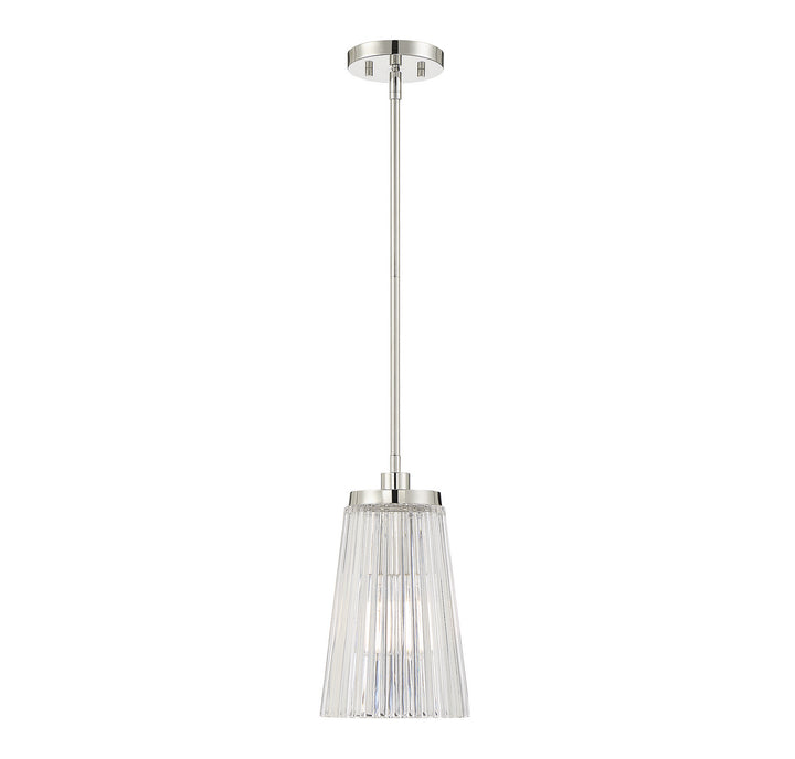 Savoy House Chantilly 7-1742-1-109 Pendant Light - Polished Nickel