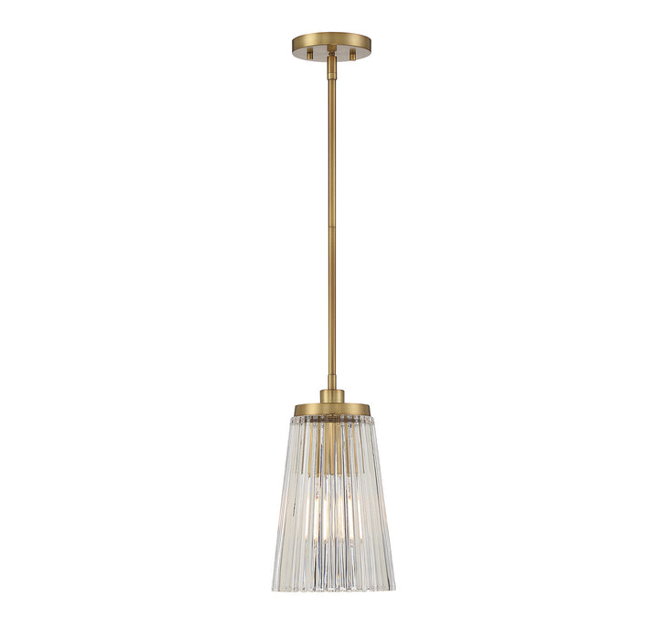 Savoy House Chantilly 7-1742-1-322 Pendant Light - Warm Brass