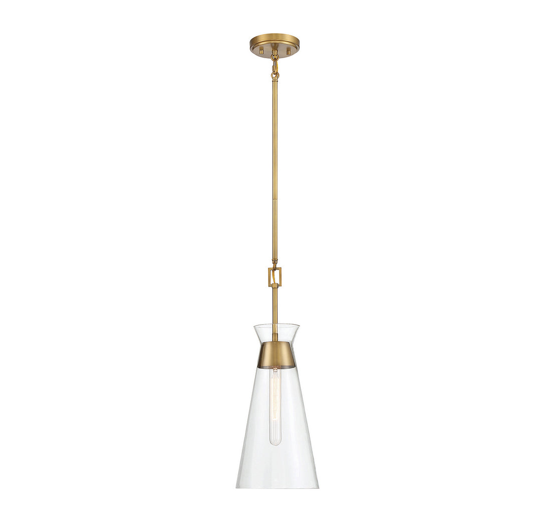 Savoy House Lakewood 7-1831-1-322 Pendant Light - Warm Brass