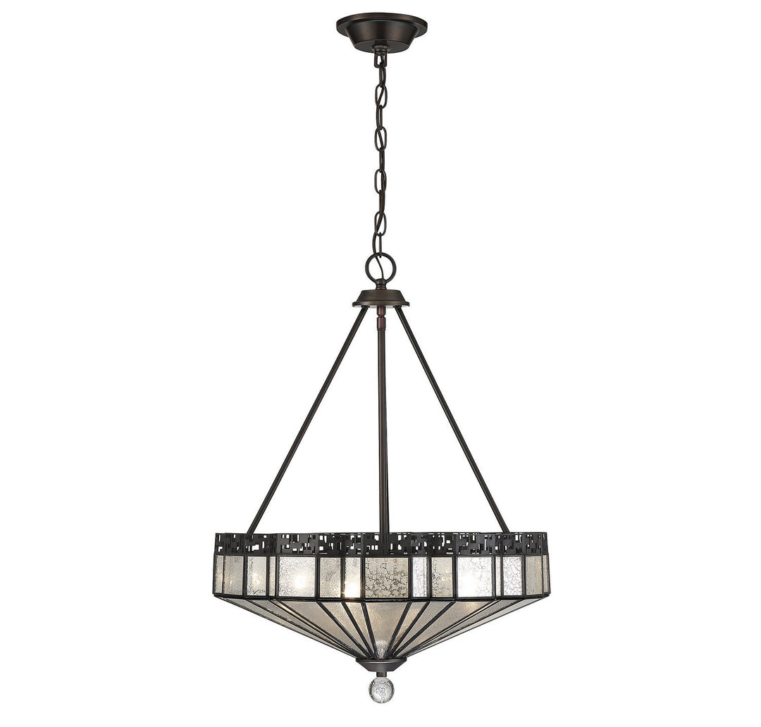 Savoy House Baguette 7-1871-4-28 Pendant Light - Oiled Burnished Bronze