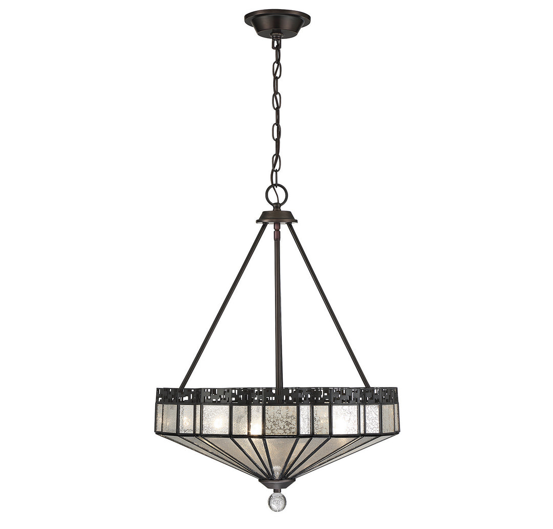 Savoy House Baguette 7-1871-4-28 Pendant Light - Oiled Burnished Bronze