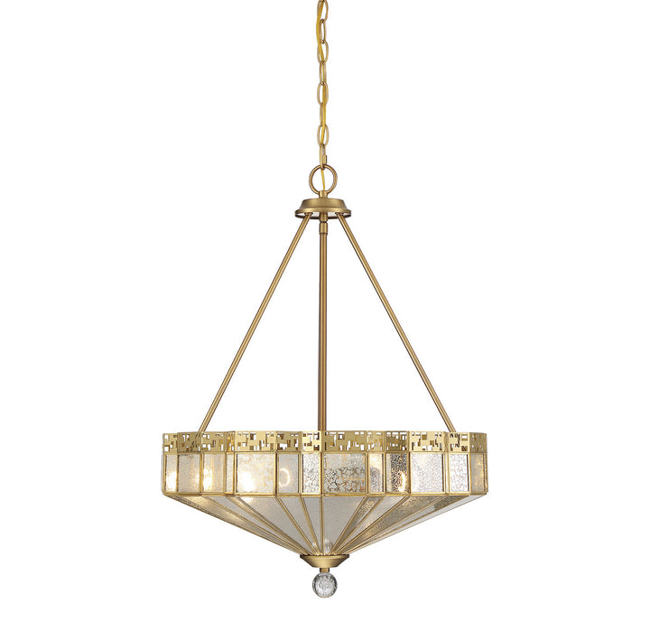 Savoy House Baguette 7-1871-4-322 Pendant Light - Warm Brass