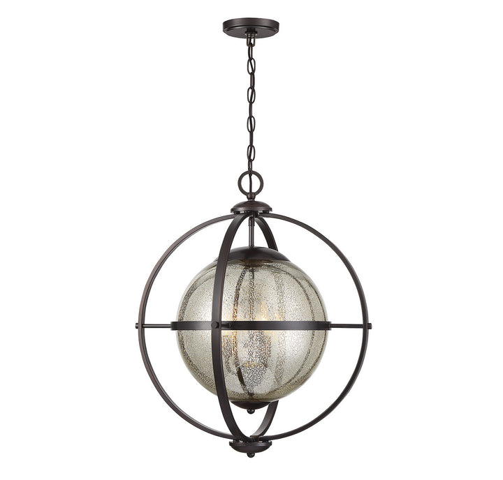 Savoy House Pearl 7-1872-3-28 Pendant Light - Oiled Burnished Bronze