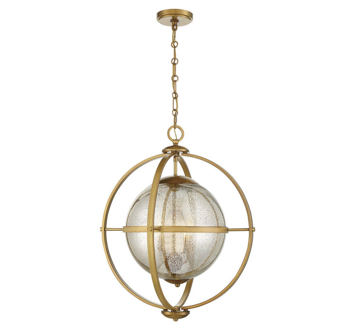 Savoy House Pearl 7-1872-3-322 Pendant Light - Warm Brass