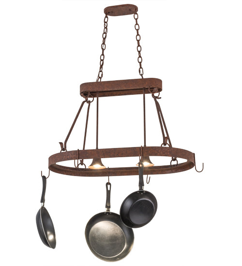 Meyda Tiffany Rooster 120183 Pendant Light - Red Rust