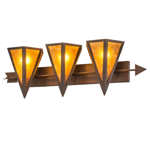 Meyda Tiffany Desert Arrow 120190 Bath Vanity Light 9 in. wide - Rust