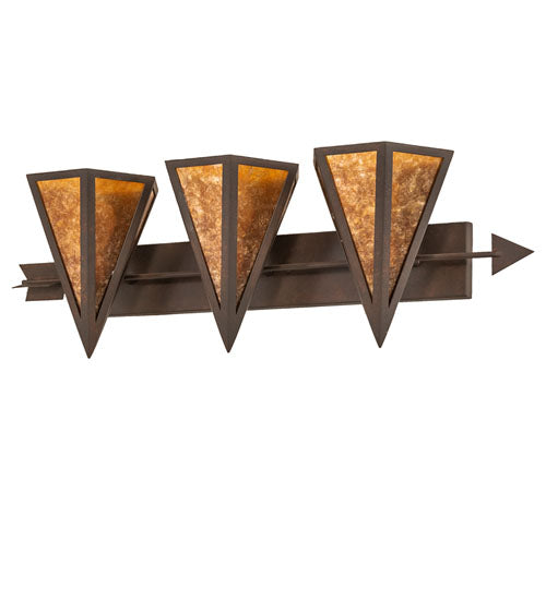 Meyda Tiffany Desert Arrow 120190 Bath Vanity Light 9 in. wide - Rust