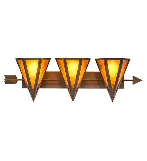 Meyda Tiffany Desert Arrow 120190 Bath Vanity Light 9 in. wide - Rust