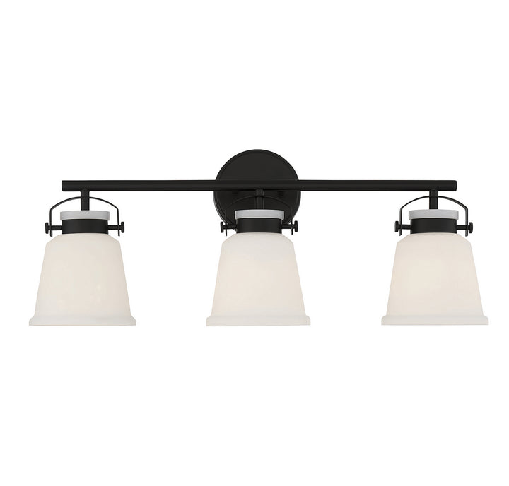 Savoy House Kaden 8-1627-3-BK Bath Vanity Light 26 in. wide - Matte Black